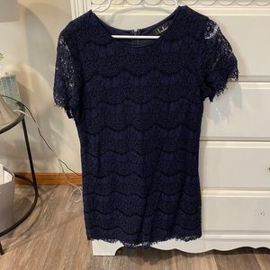 Lulus Navy Lace Dress